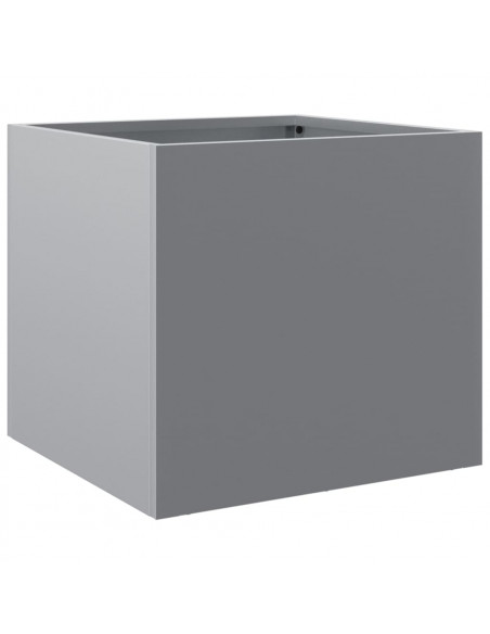 Fioriera Argento 32x30x29 cm in Acciaio Zincato