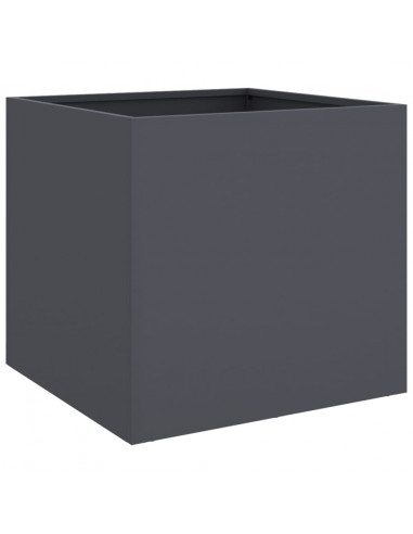 Fioriera Antracite 42x40x39 cm in Acciaio Laminato a Freddo