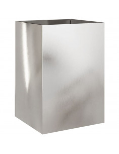 Fioriera Argento 52x48x75 cm in Acciaio Inox 2