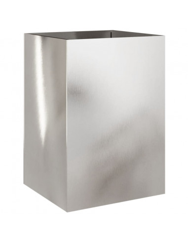 Fioriera Argento 52x48x75 cm in Acciaio Inox