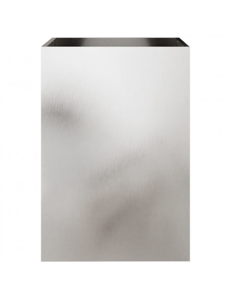 Fioriera Argento 52x48x75 cm in Acciaio Inox