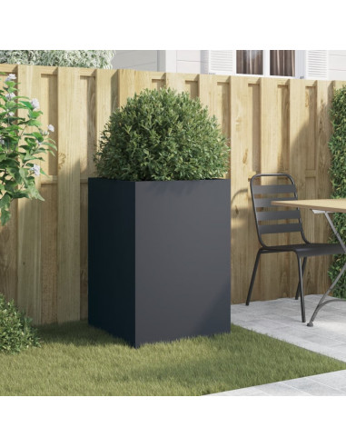 Fioriera Antracite 52x48x75 cm in Acciaio Laminato a Freddo