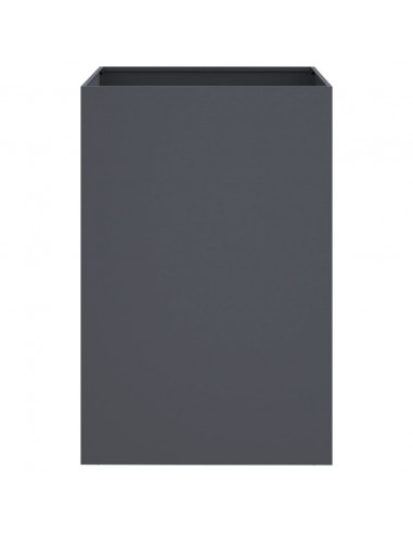 Fioriera Antracite 52x48x75 cm in Acciaio Laminato a Freddo