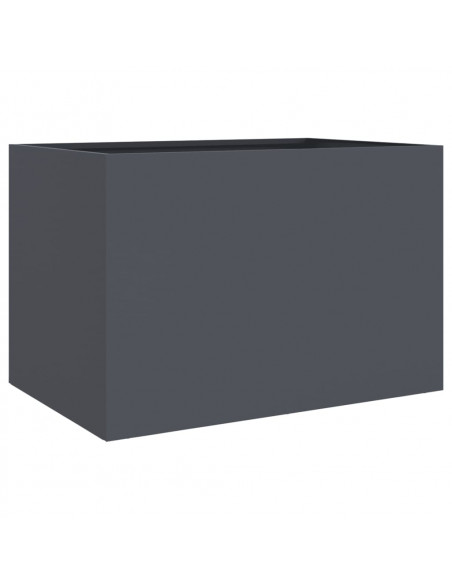 Fioriera Antracite 62x47x46 cm in Acciaio Laminato a Freddo