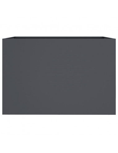 Fioriera Antracite 62x47x46 cm in Acciaio Laminato a Freddo