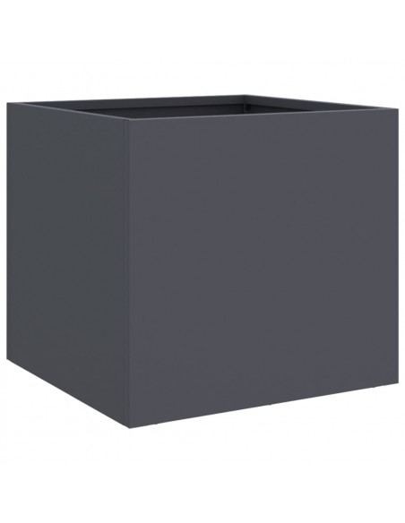 Fioriera Antracite 32x30x29 cm in Acciaio Laminato a Freddo