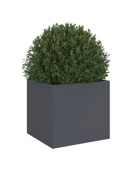 Fioriera Antracite 32x30x29 cm in Acciaio Laminato a Freddo