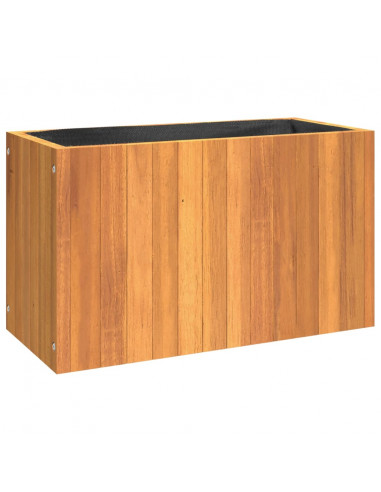 Fioriera da Giardino 59x27,5x35 cm in Legno Massello di Acacia