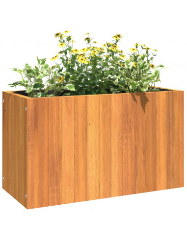 Fioriera da Giardino 59x27,5x35 cm in Legno Massello di Acacia