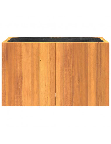 Fioriera da Giardino 59x27,5x35 cm in Legno Massello di Acacia