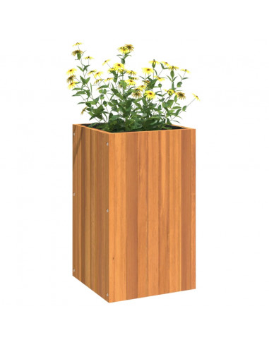 Fioriera da Giardino 35x35x60 cm in Legno Massello di Acacia