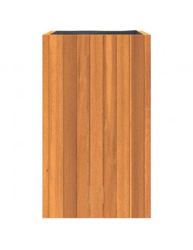 Fioriera da Giardino 35x35x60 cm in Legno Massello di Acacia