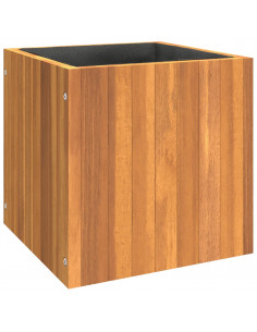 Fioriera da Giardino 35x35x35 cm in Legno Massello di Acacia 2