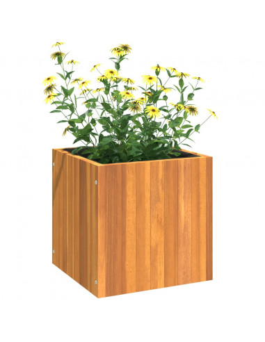 Fioriera da Giardino 35x35x35 cm in Legno Massello di Acacia