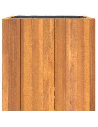 Fioriera da Giardino 35x35x35 cm in Legno Massello di Acacia