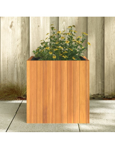 Fioriera da Giardino 45x45x45 cm in Legno Massello di Acacia