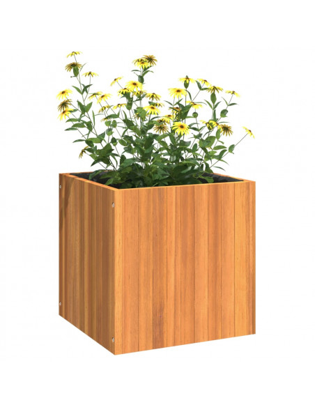 Fioriera da Giardino 45x45x45 cm in Legno Massello di Acacia