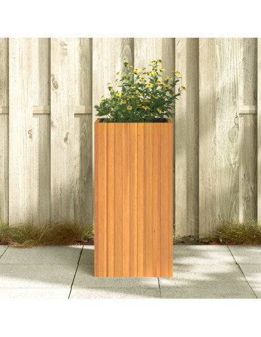 Fioriera da Giardino 45x45x90 cm in Legno Massello di Acacia