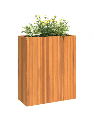 Fioriera da Giardino 59x27,5x70 cm in Legno Massello di Acacia