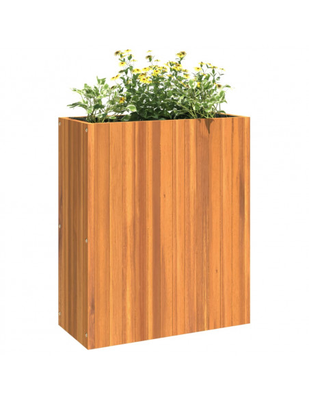 Fioriera da Giardino 59x27,5x70 cm in Legno Massello di Acacia