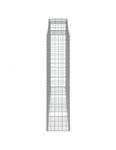 Cesti Gabbioni ad Arco 7 pz 300x50x200/220 cm Ferro Zincato