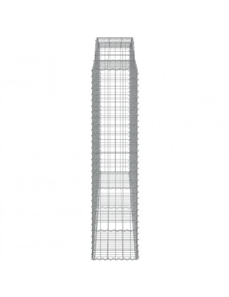 Cesti Gabbioni ad Arco 7 pz 300x50x200/220 cm Ferro Zincato