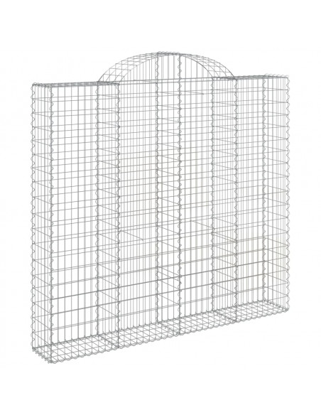Cesti Gabbioni ad Arco 20 pz 200x50x180/200 cm Ferro Zincato