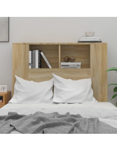 Testiera con Scomparti Rovere Sonoma 100x18,5x104,5 cm