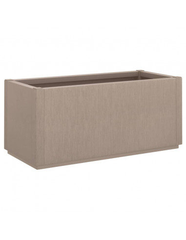 Fioriera da Giardino Marrone Chiaro 80x36x35 cm in PP