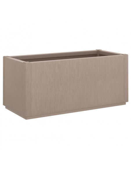 Fioriera da Giardino Marrone Chiaro 80x36x35 cm in PP