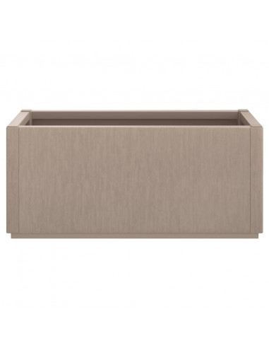 Fioriera da Giardino Marrone Chiaro 80x36x35 cm in PP