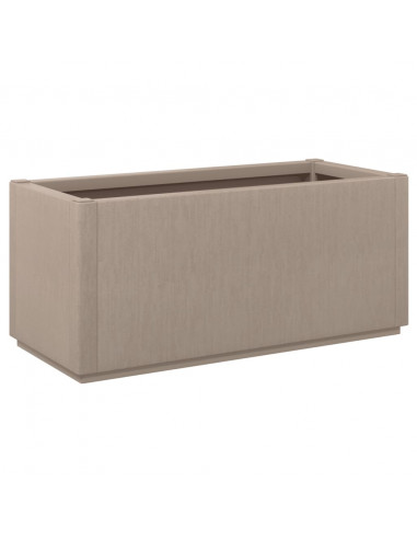 Fioriera da Giardino Marrone Chiaro 80x36x35 cm in PP