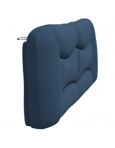 Cuscino Testiera Blu 200 cm in Tessuto