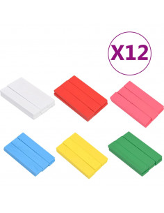 Set 150 Blocchi di Costruzione in Massello di Pino Verniciato