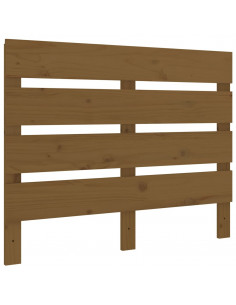 Testiera per Letto Miele 75x3x80 cm in Legno Massello di Pino 2