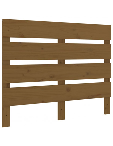 Testiera per Letto Miele 75x3x80 cm in Legno Massello di Pino