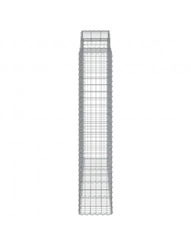 Cesti Gabbioni ad Arco 11 pz 200x50x200/220 cm Ferro Zincato