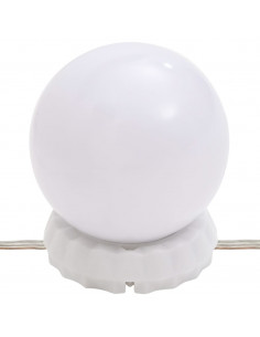 Set Toeletta con LED Marrone Miele in Legno Massello di Pino