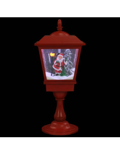 Lampada Natalizia a Piedistallo con Babbo Natale 64 cm LED