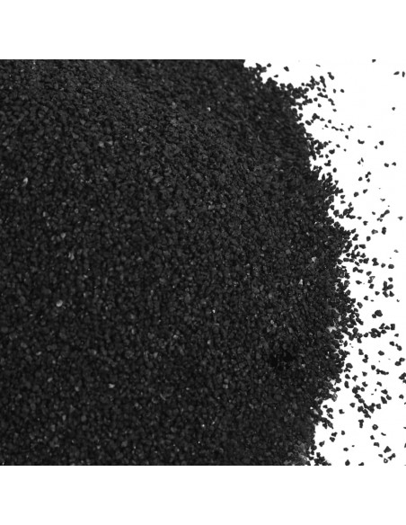 Sabbia per Acquari 25 kg Nera 0,2-2 mm