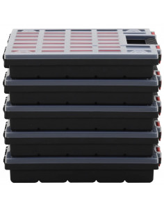 Scatole di Assortimento 10 pz 40x30x5 cm Polipropilene