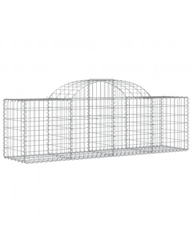 Cesti Gabbioni ad Arco 50 pz 200x50x60/80 cm Ferro Zincato