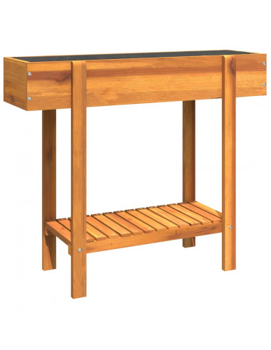 Fioriera Rialzata da Giardino 90x30x75 cm Legno Massello Acacia