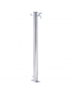Colonna d'Acqua da Giardino 40 cm Acciaio Inox Rotonda 2