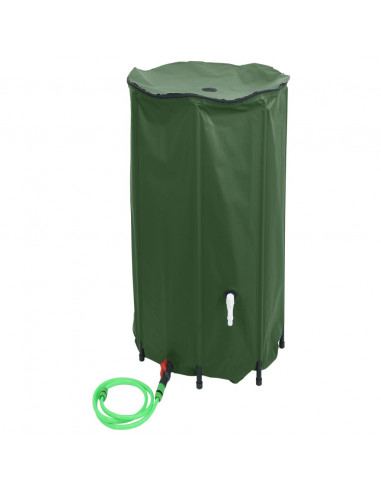 Serbatoio Acqua con Rubinetto Pieghevole 380 L in PVC