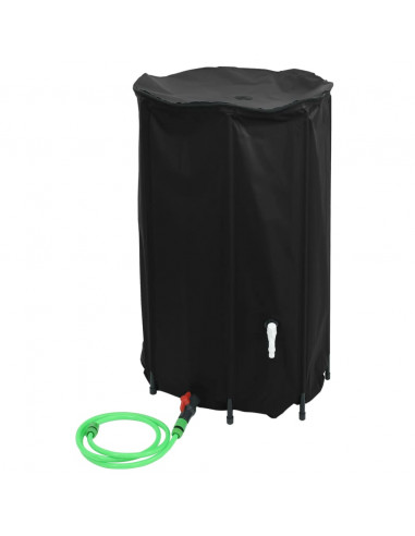 Serbatoio Acqua con Rubinetto Pieghevole 500 L in PVC