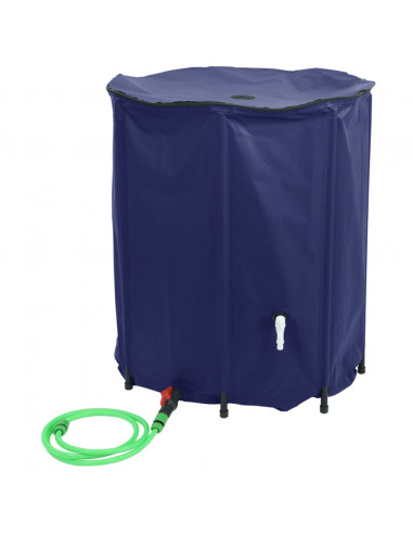 Serbatoio Acqua con Rubinetto Pieghevole 1250 L in PVC