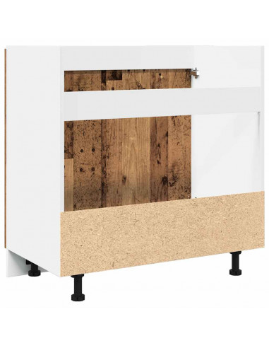 Mobile Sottolavello Legno Antico 80x46x81,5cm Legno Multistrato