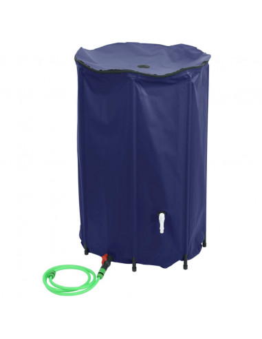 Serbatoio Acqua con Rubinetto Pieghevole 1000 L in PVC