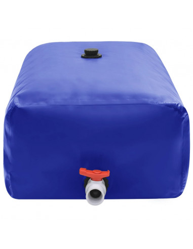 Serbatoio Acqua con Rubinetto Pieghevole 1500 L in PVC